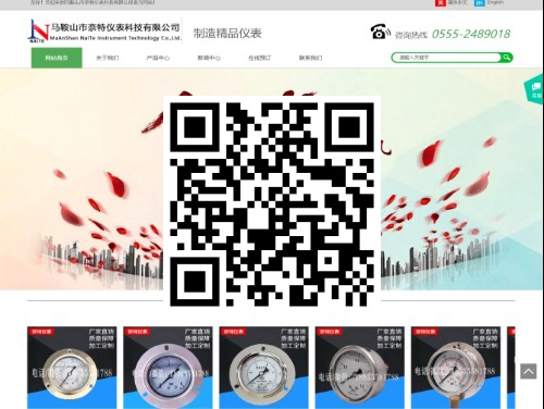 马鞍山市奈特仪表科技 扫一扫 手机访问
